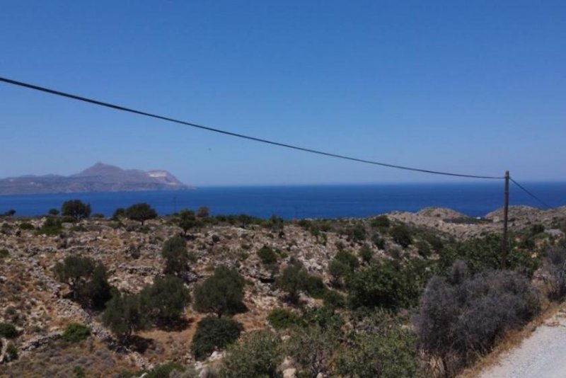 Kokkino Chorio Kreta, Kokkino Chorio: Grundstück mit unvergleichlichem Meerblick zu verkaufen Grundstück kaufen
